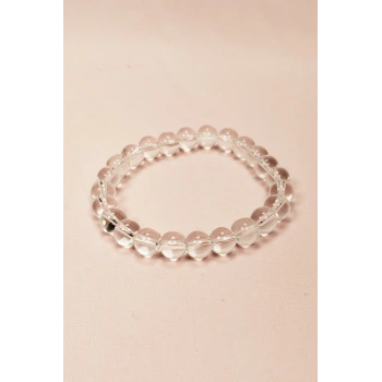 Kuvars Doğal Taş Bileklik Kutulu