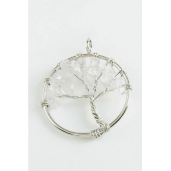 Kuvars Doğaltaş Kolye Ucu