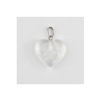 Kuvars Kalpli Doğaltaş Kolye Ucu