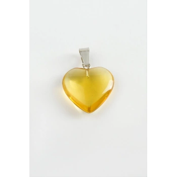 Kuvars Kalpli Doğaltaş Kolye Ucu