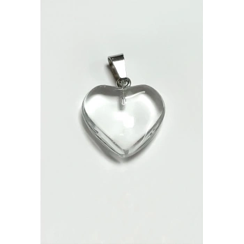 Kuvars Kalpli Doğaltaş Kolye Ucu