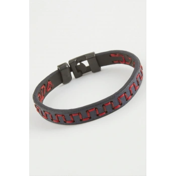 Labirent Kaliteli Suni Deri Bileklik