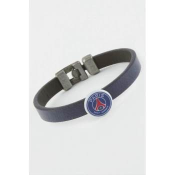 Lacivert Renkli Suni Deri Bileklik