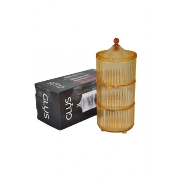 Lanus 3 Parça Small Küçük Drajelik Şekerlik -EMN3448