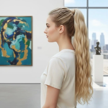 Lastik Tokalı At Kuyruğu Su Dalgalı - Balköpüğü Platin Röfle