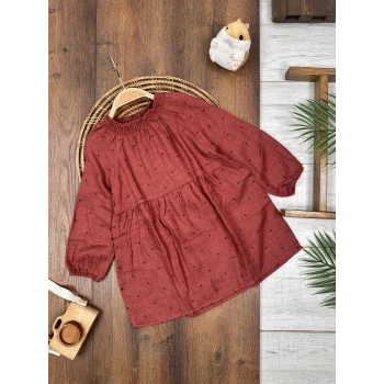 LASTİKLİ KOL, PAMUKLU, DESENLİ, MEVSİMLİK, GÜNLÜK, KIZ ÇOCUK & BEBEK ELBISE KALIBI BÜYÜK