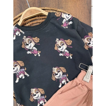 LASTİKLİ PAÇA, PAMUKLU, DESENLİ, YAZLIK, GÜNLÜK, KIZ ÇOCUK & BEBEK  ALT ÜST TAKIM