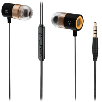 LECOO EH103 3.5MM JACKLI KABLOLU KULAK İÇİ MİKROFONLU SİYAH KULAKLIK (4887)
