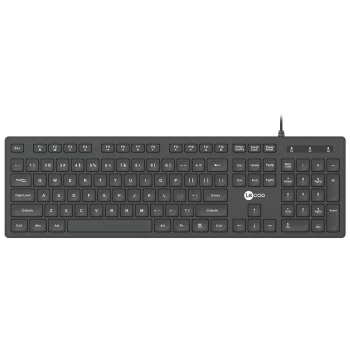 LECOO KB102 USB KABLOLU SİYAH Q KLAVYE (4887)