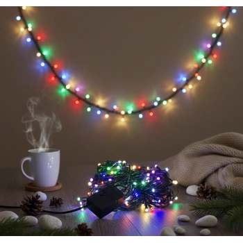 LED Damla Uçlu RGB Dekoratif Işık 10 Metre 100