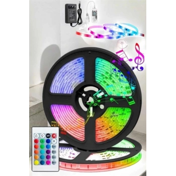 Led Işık 5 Metre Şerit Led RGB Işıklı