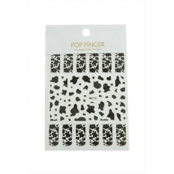 Leke Desenli Tattoo Dövme Sticker