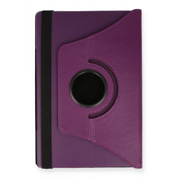 Lenovo M10 FHD Plus X606F Kılıf 360 Tablet Deri Kılıf - Mürdüm