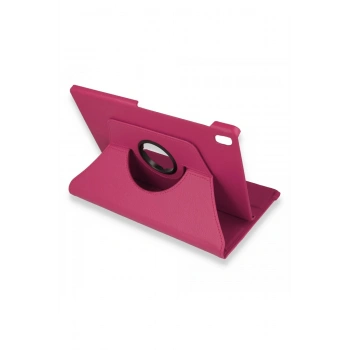 Lenovo M10 FHD Plus X606F Kılıf 360 Tablet Deri Kılıf - Pembe