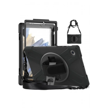 Lenovo M10 HD X306F Kılıf Amazing Tablet Kapak - Siyah