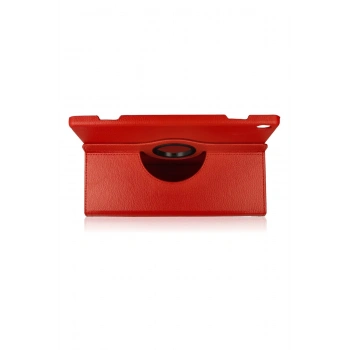 Lenovo M10 X505F Kılıf 360 Tablet Deri Kılıf - Kırmızı