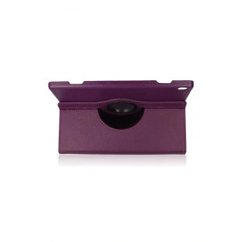 Lenovo M10 X505F Kılıf 360 Tablet Deri Kılıf - Mürdüm