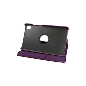 Lenovo Tab M8 Kılıf 360 Tablet Deri Kılıf - Mürdüm