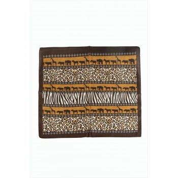 Leopar Desenli Zr Şifon Fular 50*50 cm