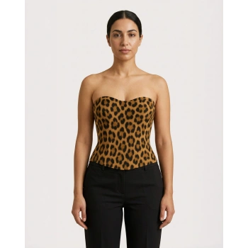 MARSİLYAN™ LEOPAR MI  9155 Terletici Büstiyer
