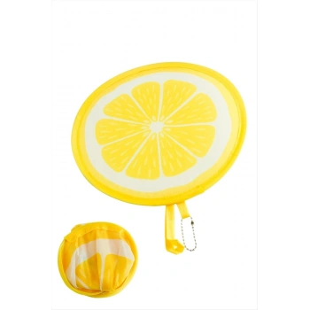 Limon Desenli Kore Yelpaze 20 cm