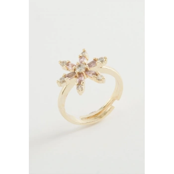 Lotus Zirkon Taşlı Yüzük