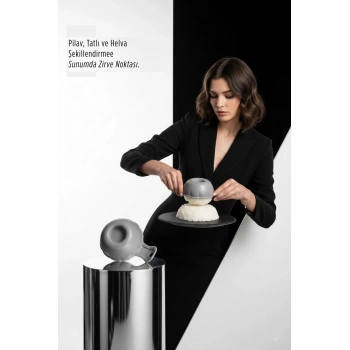 Lüks Sunum Sanatı: Premium Pilav, Tatlı ve Helva Şekillendirme Kalıbı