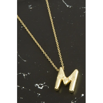 M Harfli Balon Kolye