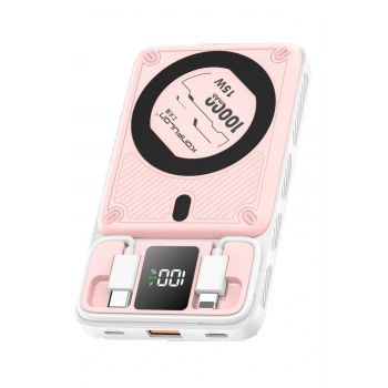 M25W 10.000 mAh 20W PD Magsafe Powerbank - Pembe