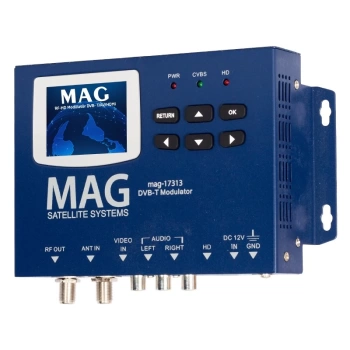 MAG MG-17313 LCD EKRANLI HD-RF CONVERTER FULL HD DVB-T ENCODER MODULATOR (DVB-T/AV/HDMI) (4887)