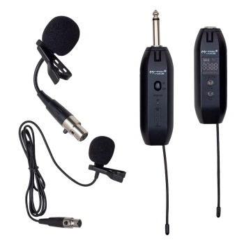 MAGICVOICE MV-19589 UHF MİNİ YAKA -KÜRSÜ KABLOSUZ ENSTRÜMAN MİKROFONU(MİC XRL Lİ) (4887)