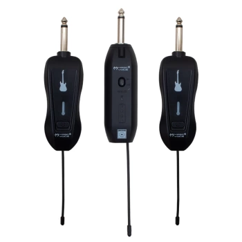 MAGICVOICE MV-19592 UHF GİTAR TİP KABLOSUZ MİKROFON ÜÇLÜ SET (4887)