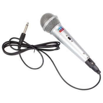 MAGICVOICE MV-4676 DİNAMİK GRİ KABLOLU EL MİKROFONU (4887)