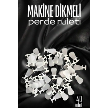 Makine Dikmeli Perde Düğmesi Perde Ruleti Perde Düğmesi 40 Adet (72)