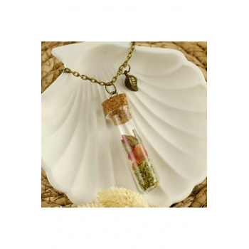 Mantar Tıpalı Canlı Kolye