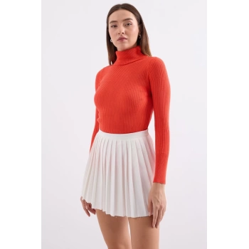 MARSiLYAN- 10311 Balıkçı Yaka Triko Kazak