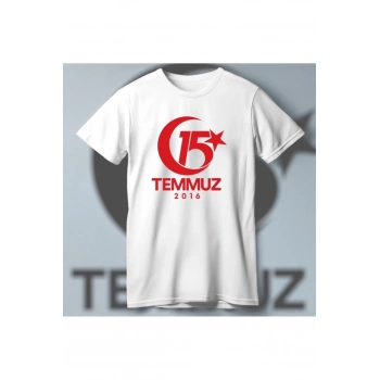 MARSiLYAN- 15 Temmuza Özel Tasarım 2016 Baskılı Tshirt