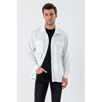 MARSiLYAN- 20193 Oversize Erkek Gömlek