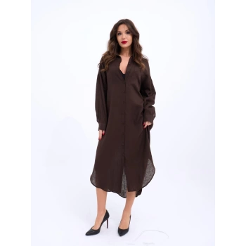 MARSiLYAN- 7120 ELBİSEKAHVE