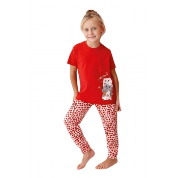 MARSiLYAN- ANNE-KIZ SETİ KIZ ÇOCUK İKİLİ PİJAMA TAKIM AR3581
