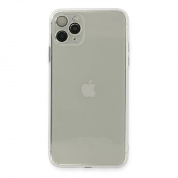 MARSİLYAN™- Apple İphone 11 Pro Max Kılıf Fly Lens Silikon - Şeffaf
