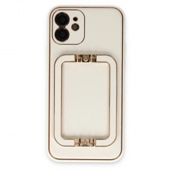 MARSİLYAN™- Apple İphone 12 Kılıf Coco Elit Kapak - Beyaz