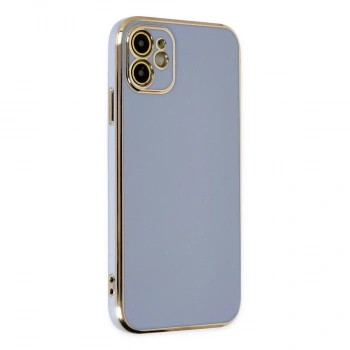MARSİLYAN™- Apple İphone 12 Kılıf Volet Silikon - Mavi