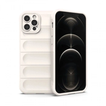 MARSİLYAN™- Apple İphone 12 Pro Kılıf Optimum Silikon - Krem