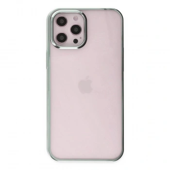 MARSİLYAN™- Apple İphone 12 Pro Max Kılıf Element Silikon - Yeşil