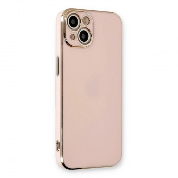 MARSİLYAN™- Apple İphone 13 Kılıf Volet Silikon - Pembe