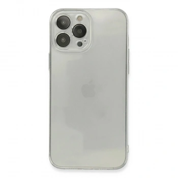 MARSİLYAN™- Apple İphone 13 Pro Max Kılıf Fly Lens Silikon - Şeffaf