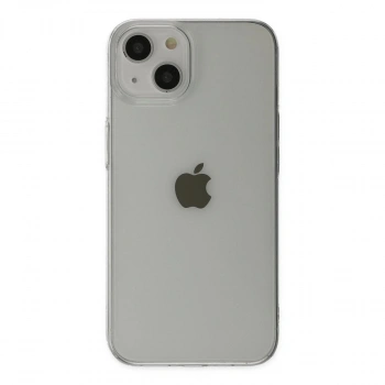 MARSİLYAN™- Apple İphone 14 Plus Kılıf Pc Sert Şeffaf Kapak - Şeffaf