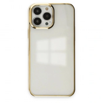 MARSİLYAN™- Apple İphone 14 Pro Kılıf Element Silikon - Gold