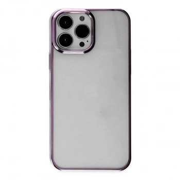 MARSİLYAN™- Apple İphone 14 Pro Kılıf Element Silikon - Lila